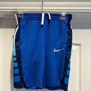 Blue Naik elite basketball shorts